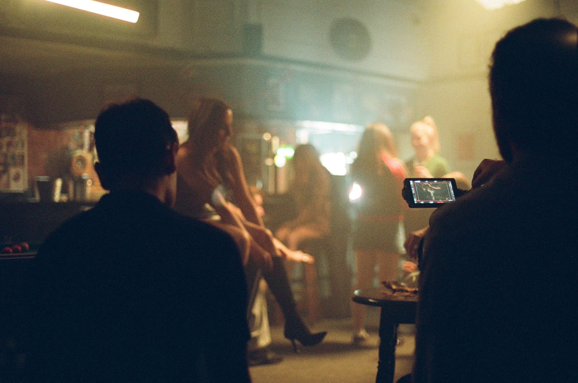 On the Monitor — Interior, Night
